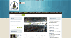 Desktop Screenshot of paroquiansacoxipo.com.br